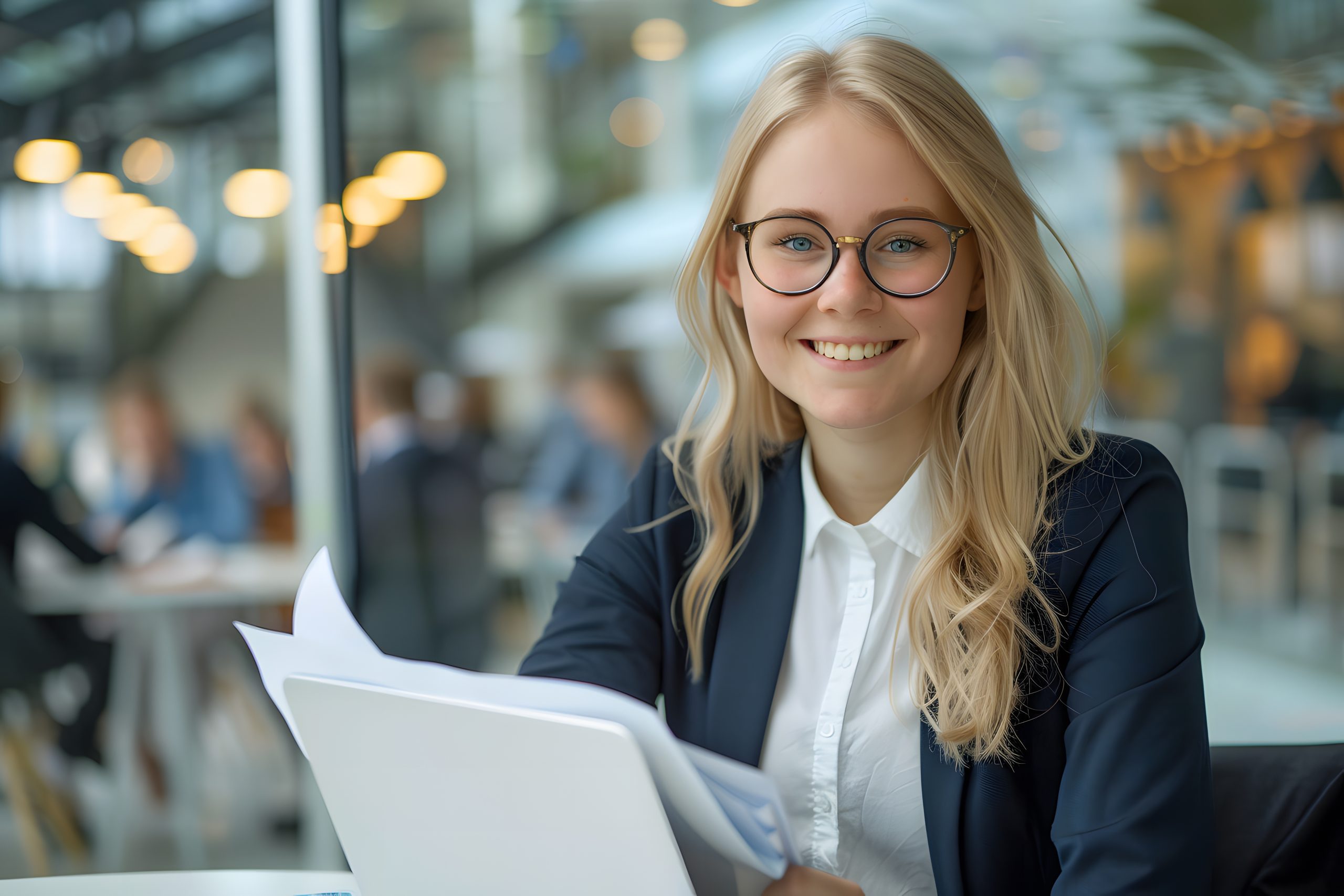 A female Eco Fusion Tech IT specialist strategizes to optimize a customer's technology infrastructure, shows about us.